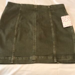 Free People NWT Modern Femme Denim Mini Skirt